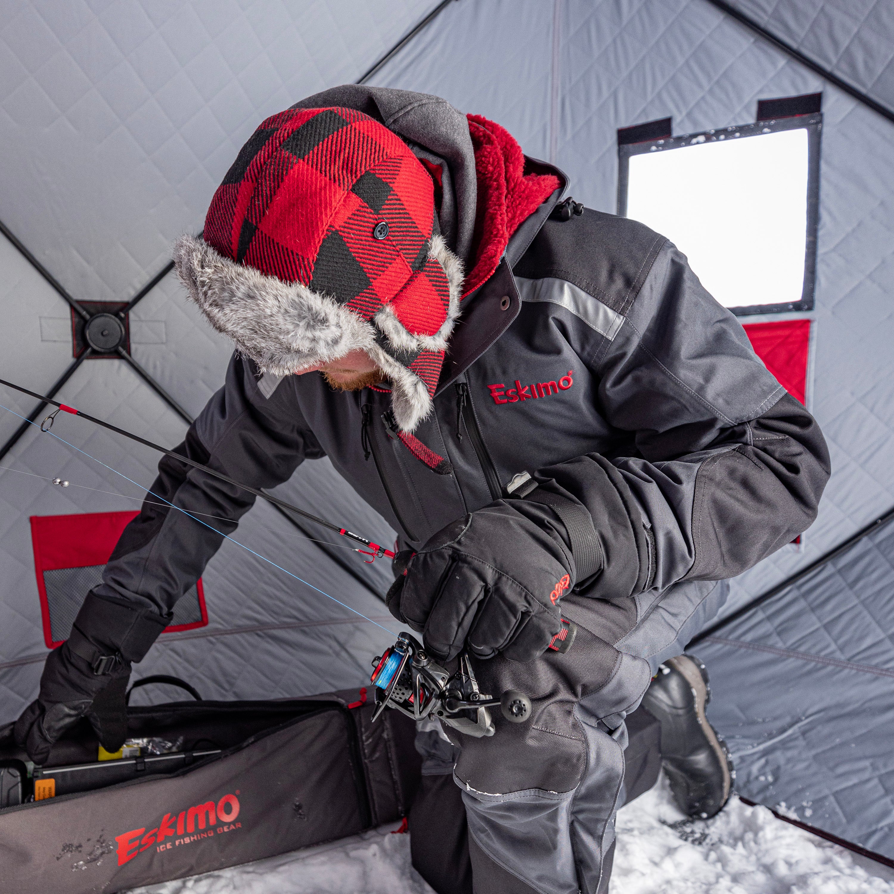 Plaid Alaskan Fur Hat - Image 4