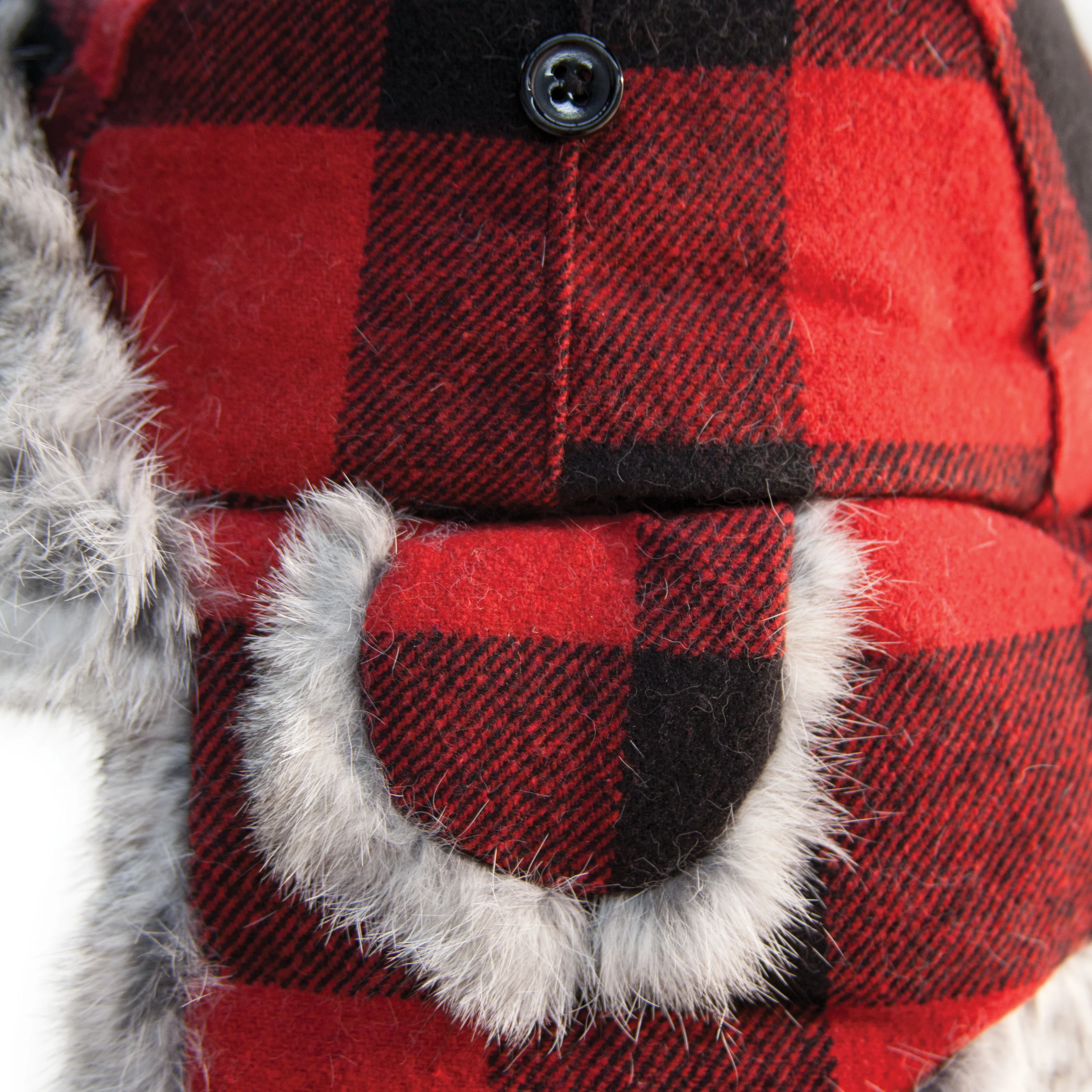 Plaid Alaskan Fur Hat - Image 6