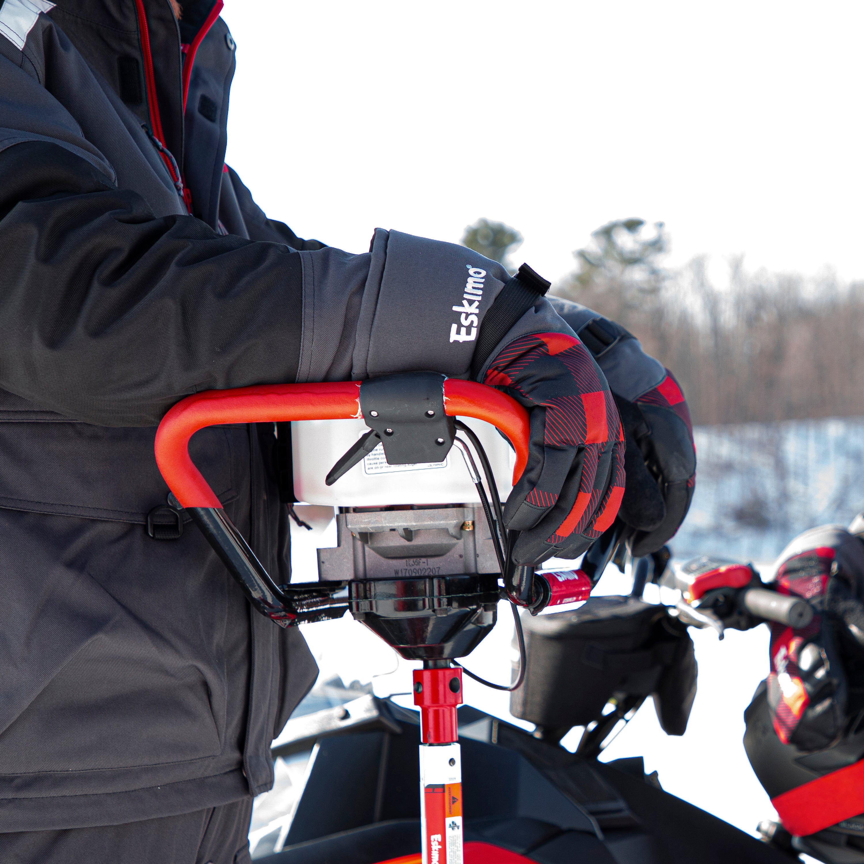 Buffalo Plaid Cold Weather Gloves - Image 3