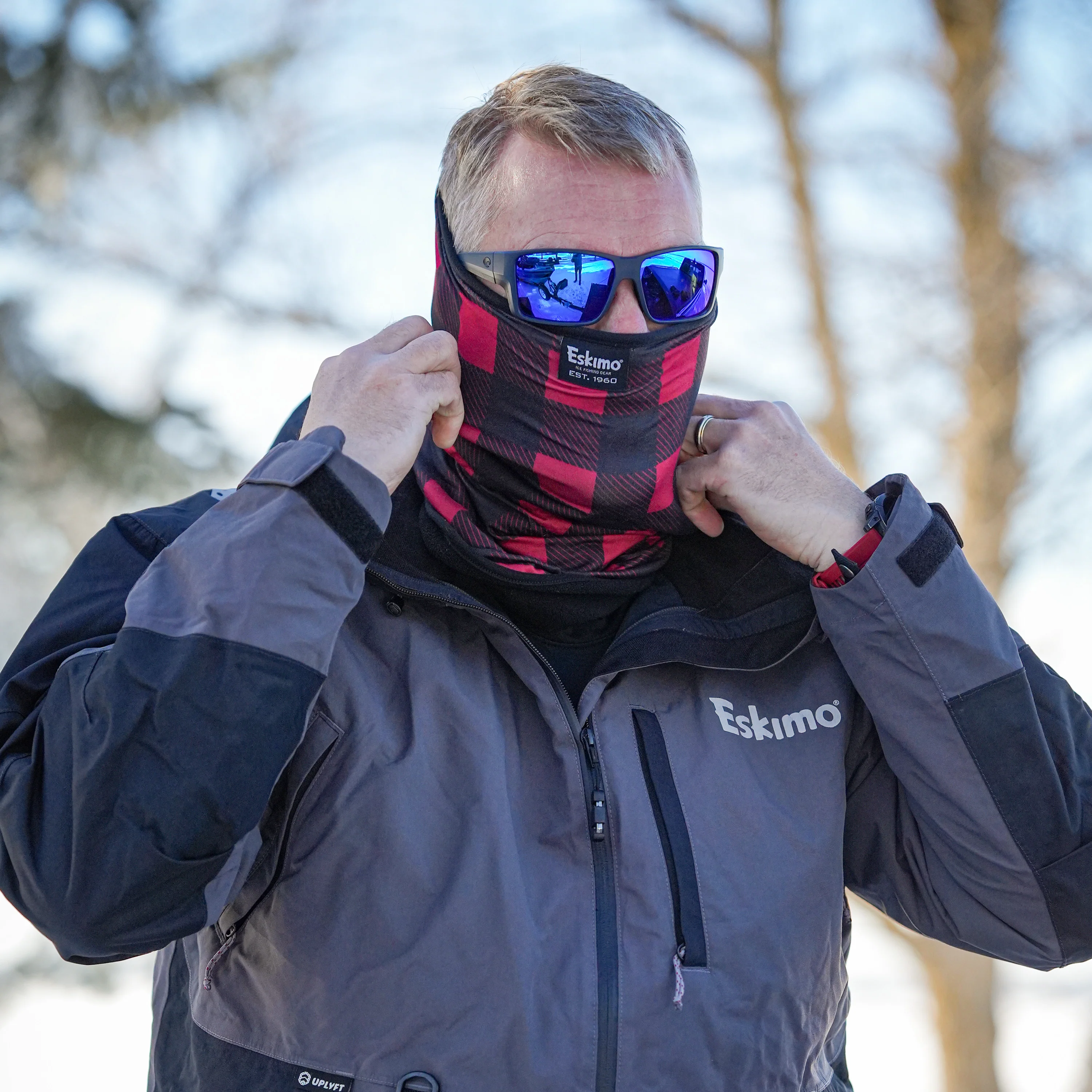 Buffalo Plaid Neck Gaiter - Image 4