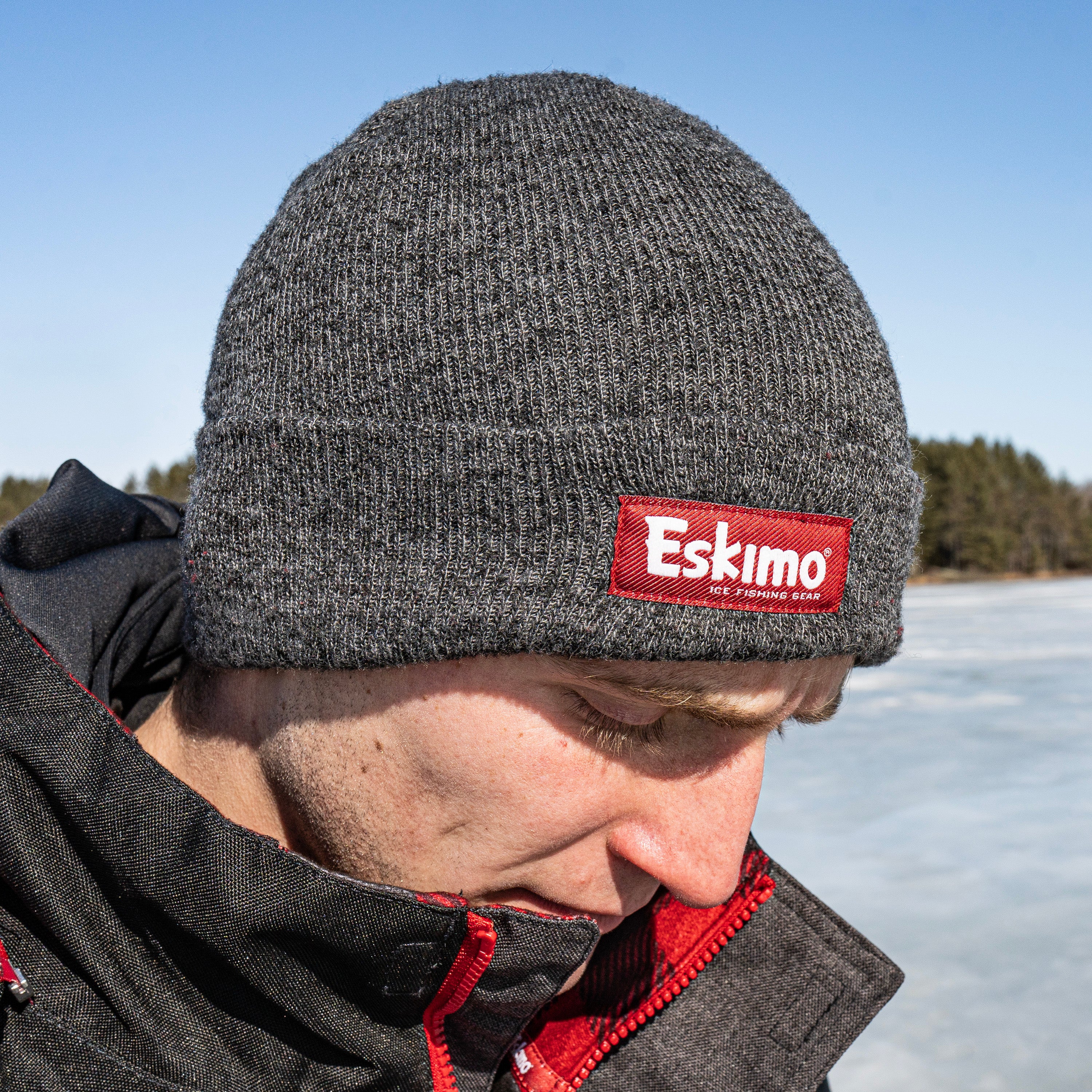 Charcoal Knit Hat - Image 3