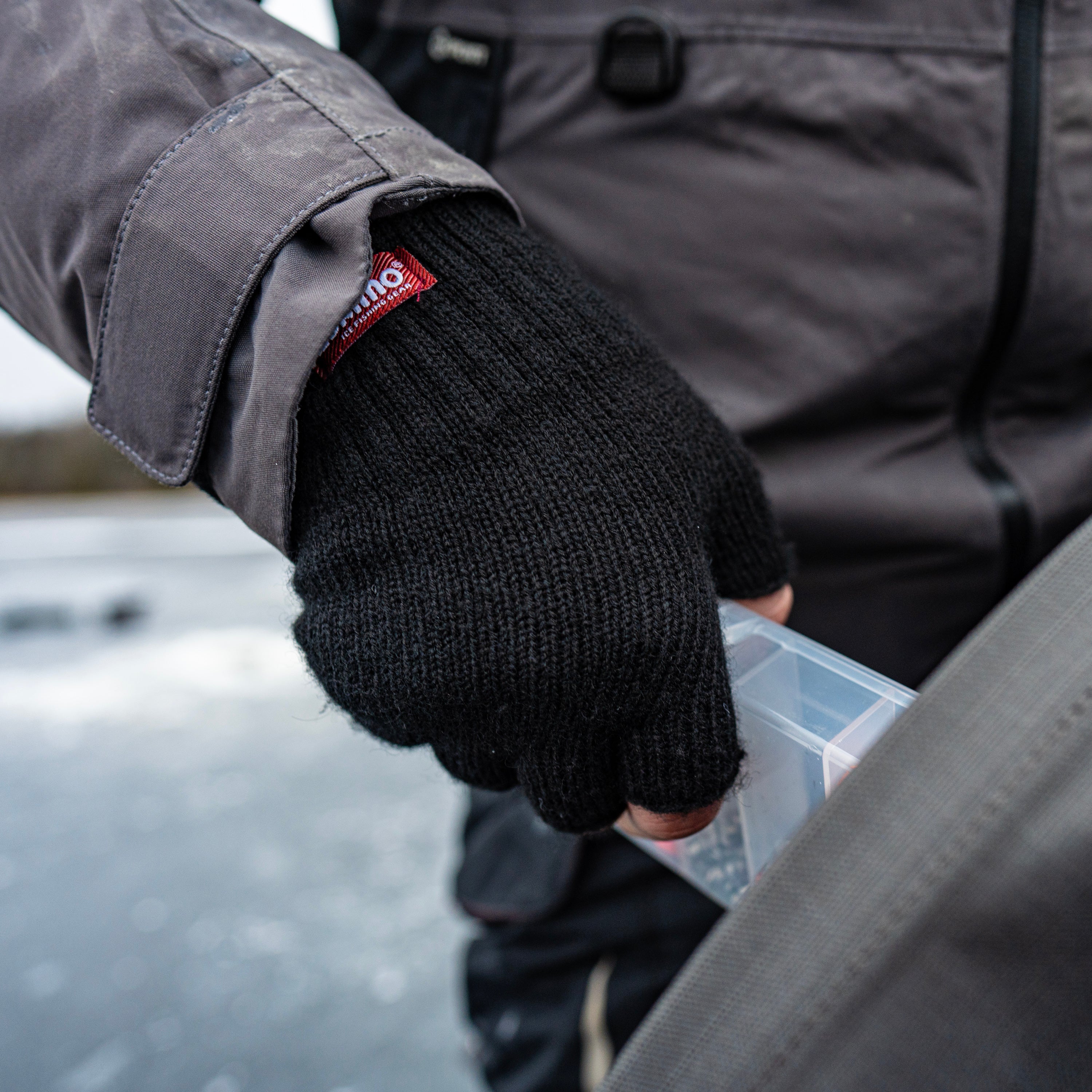 Fingerless Wool Gloves - Image 6