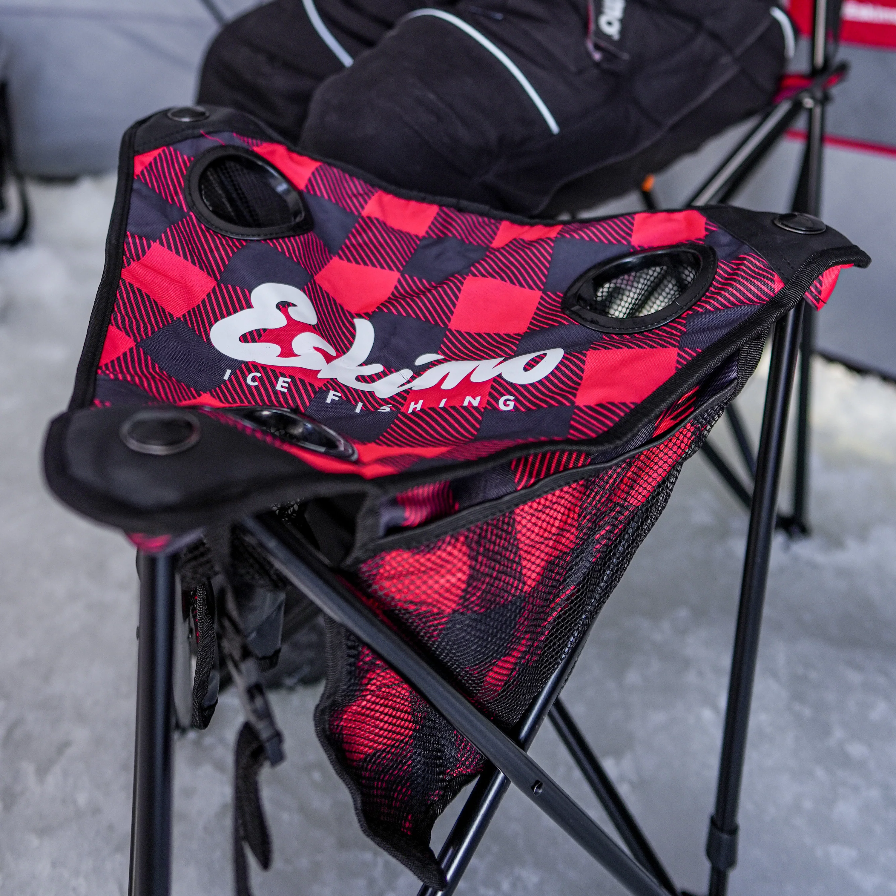 Plaid XL Tripod Stool - Image 5